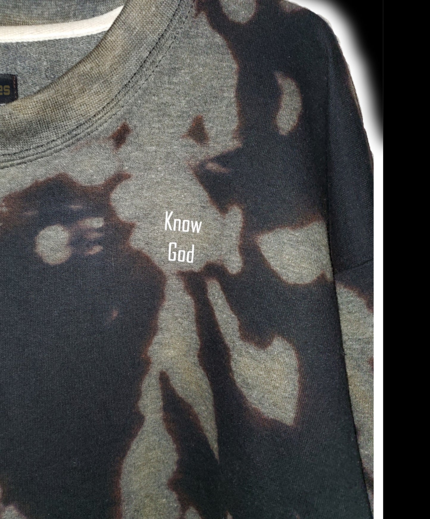 "Know God" sweater