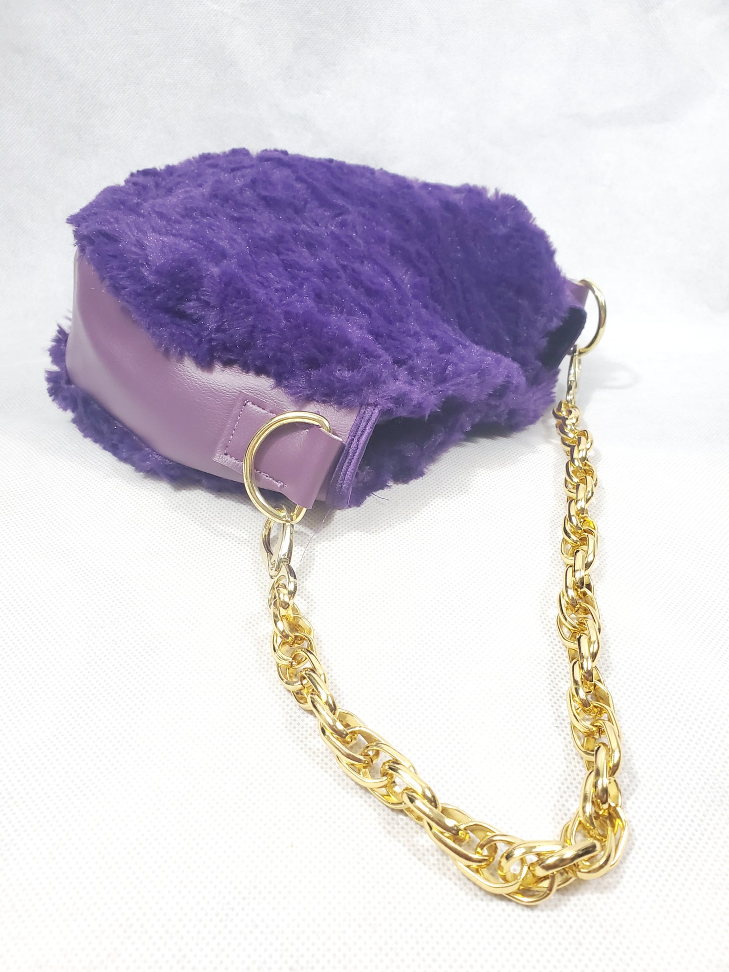 "Furry Plum" Bag