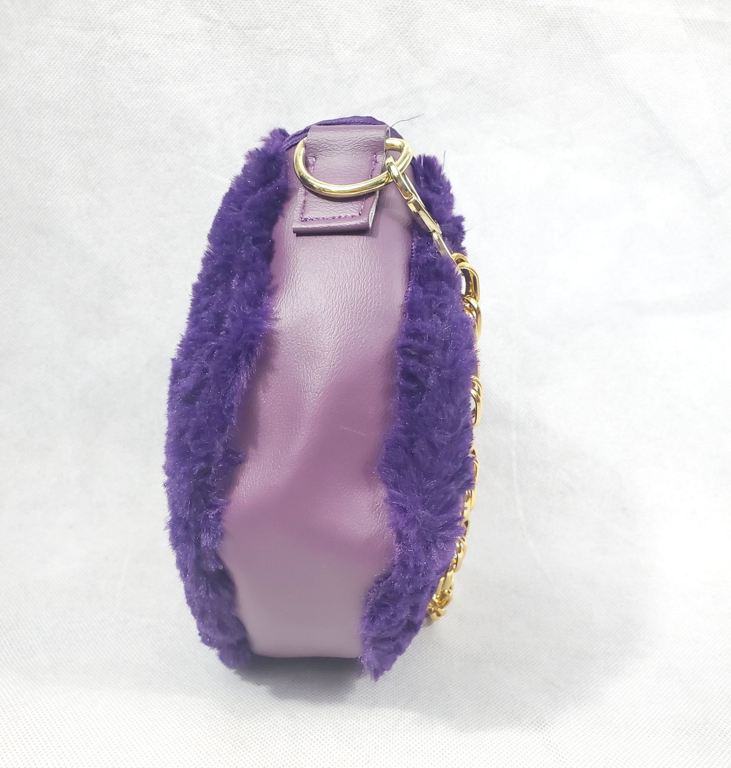 "Furry Plum" Bag