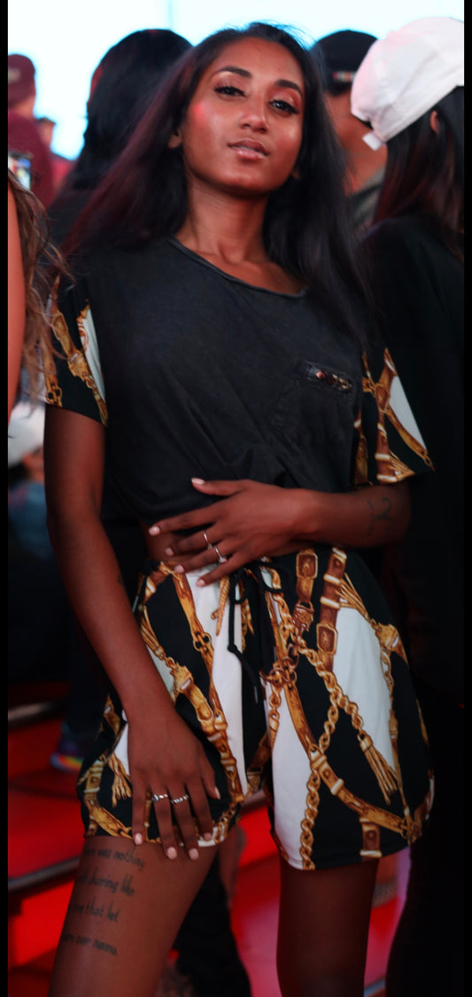 "Belted Glam" 2Pc Set