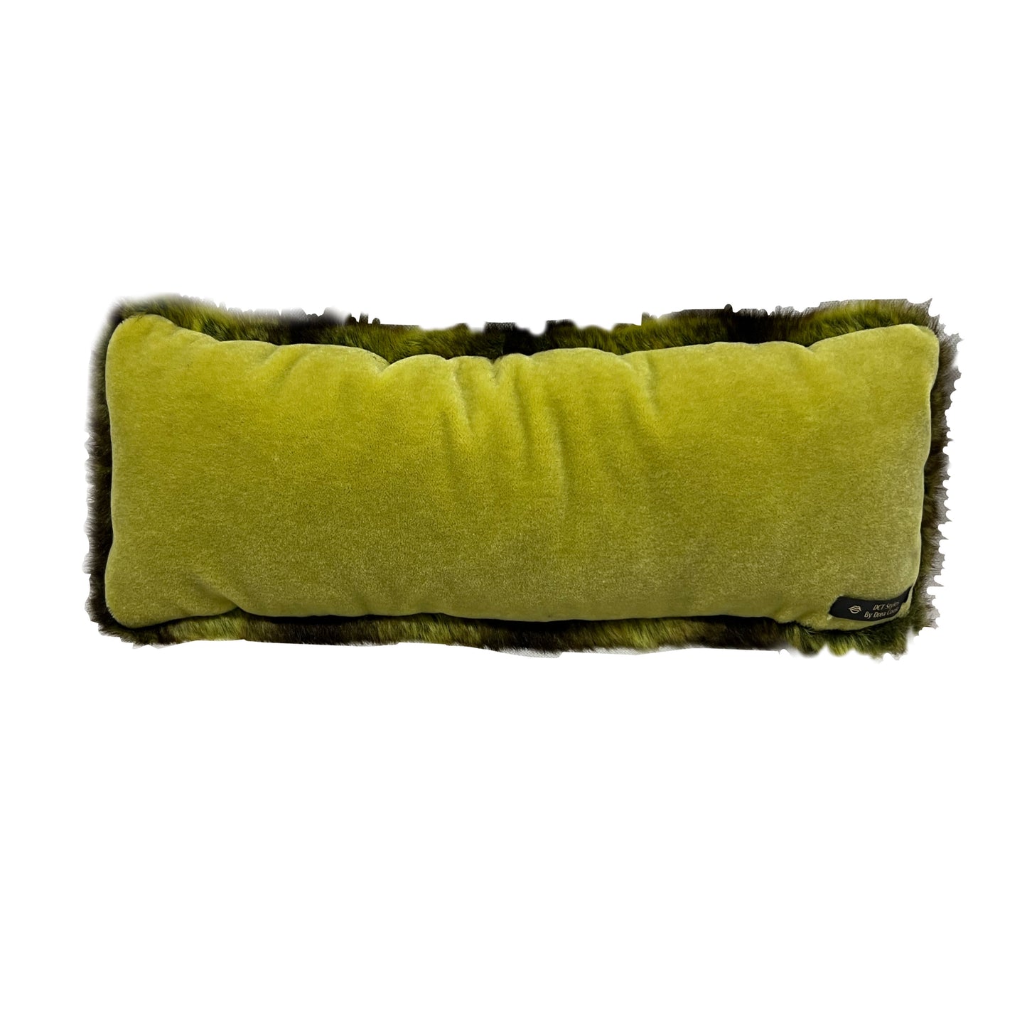 "Limelight" Fur Lumbar Pillow