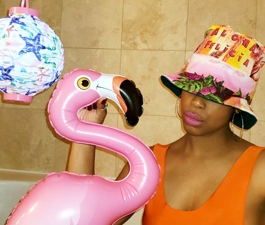 "ALOHA Felicia" Bucket Hat