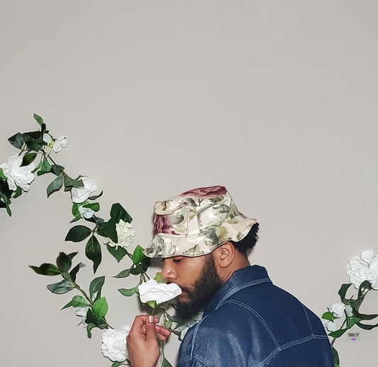 "Buy Me Flowers" Bucket Hat with Pockets