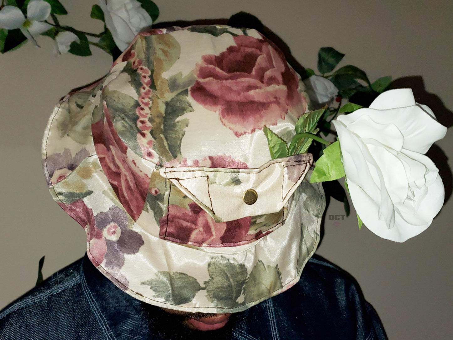 "Buy Me Flowers" Bucket Hat with Pockets