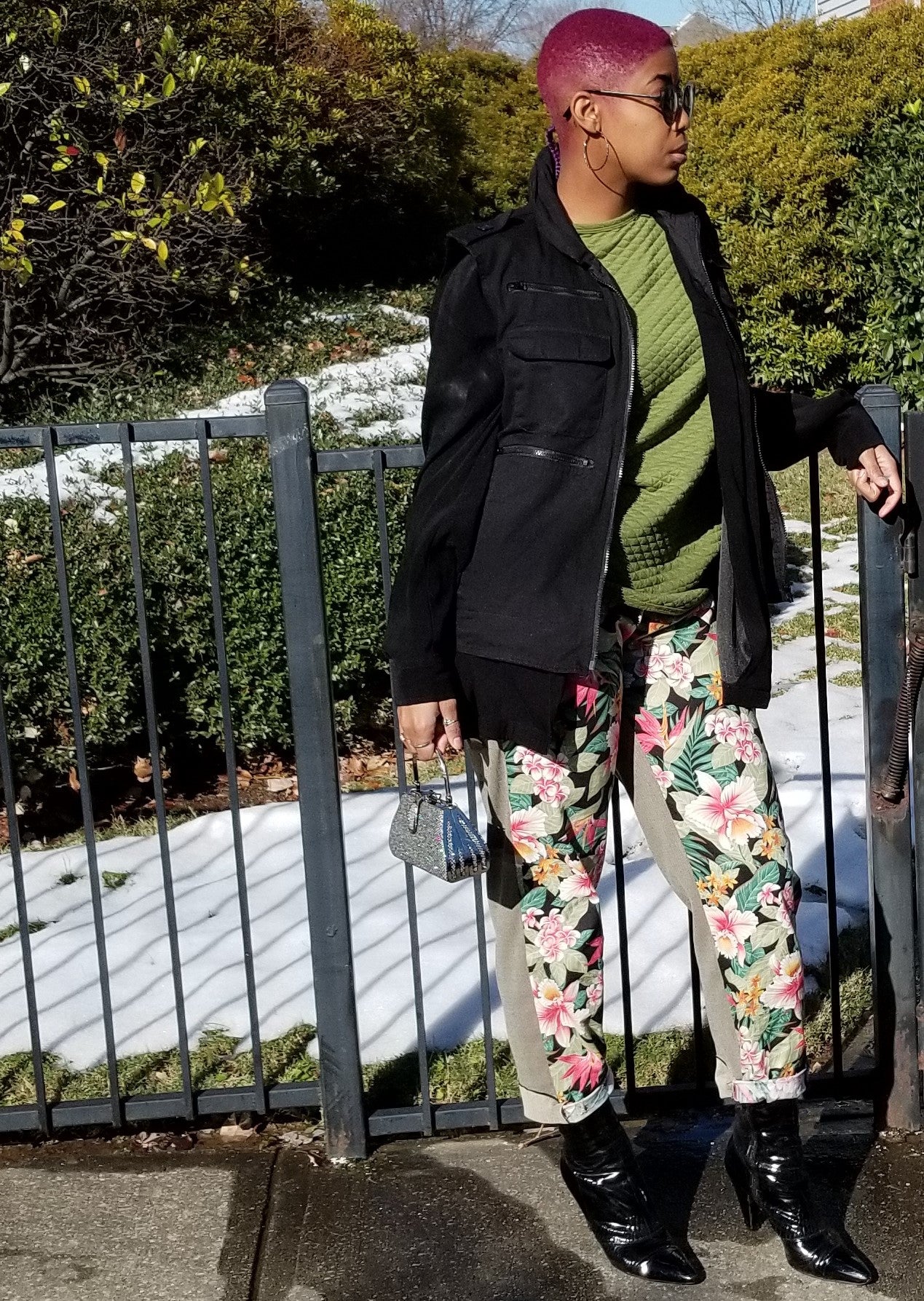 Two Faced Floral Pants