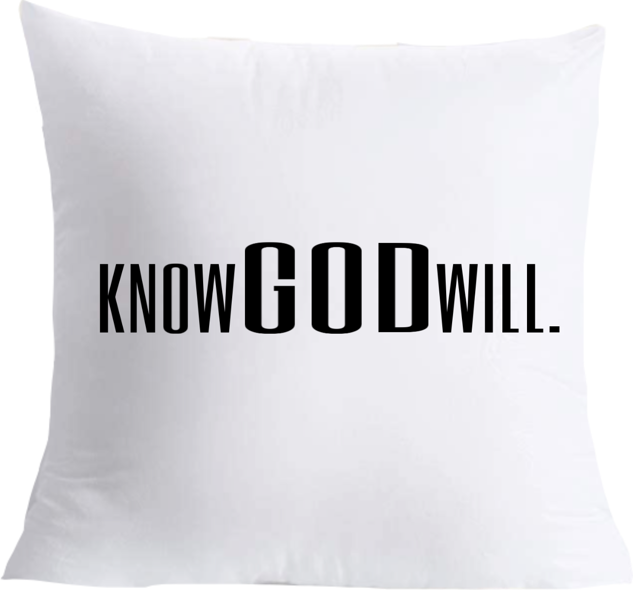 “Light” Know GOD Will. Throw Pillow