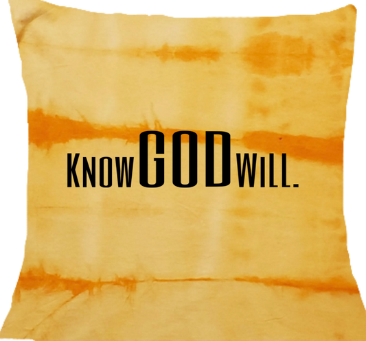 “Freedom” Know GOD Will. Throw Pillow