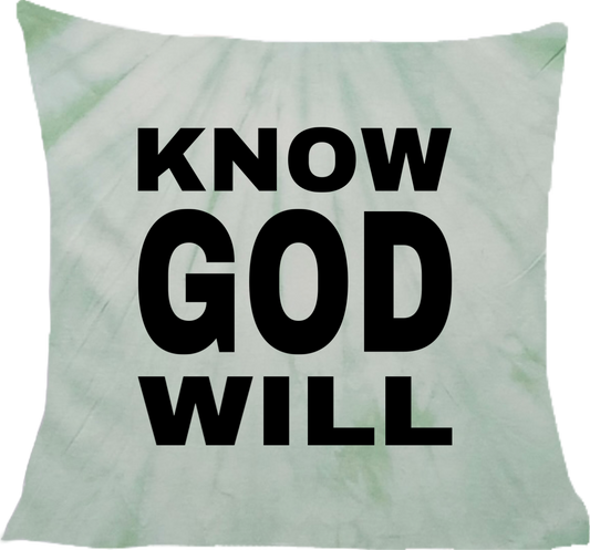 “Growth” Know GOD Will. Throw Pillow